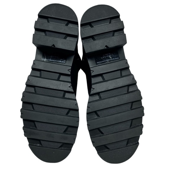 FRENCH CONNECTION Jane Black Platform Ankle Booties Boots Women's Size 9 EU40 - Picture 12 of 16